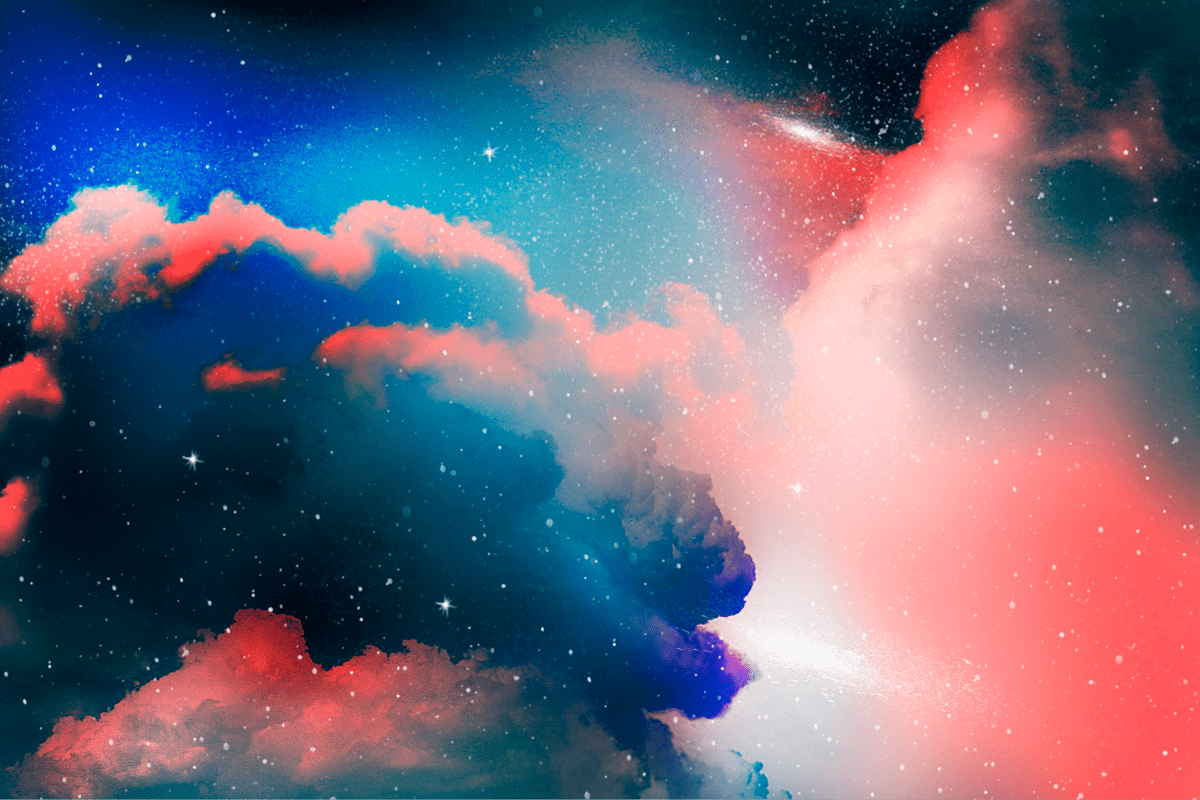Colorful abstract universe texture